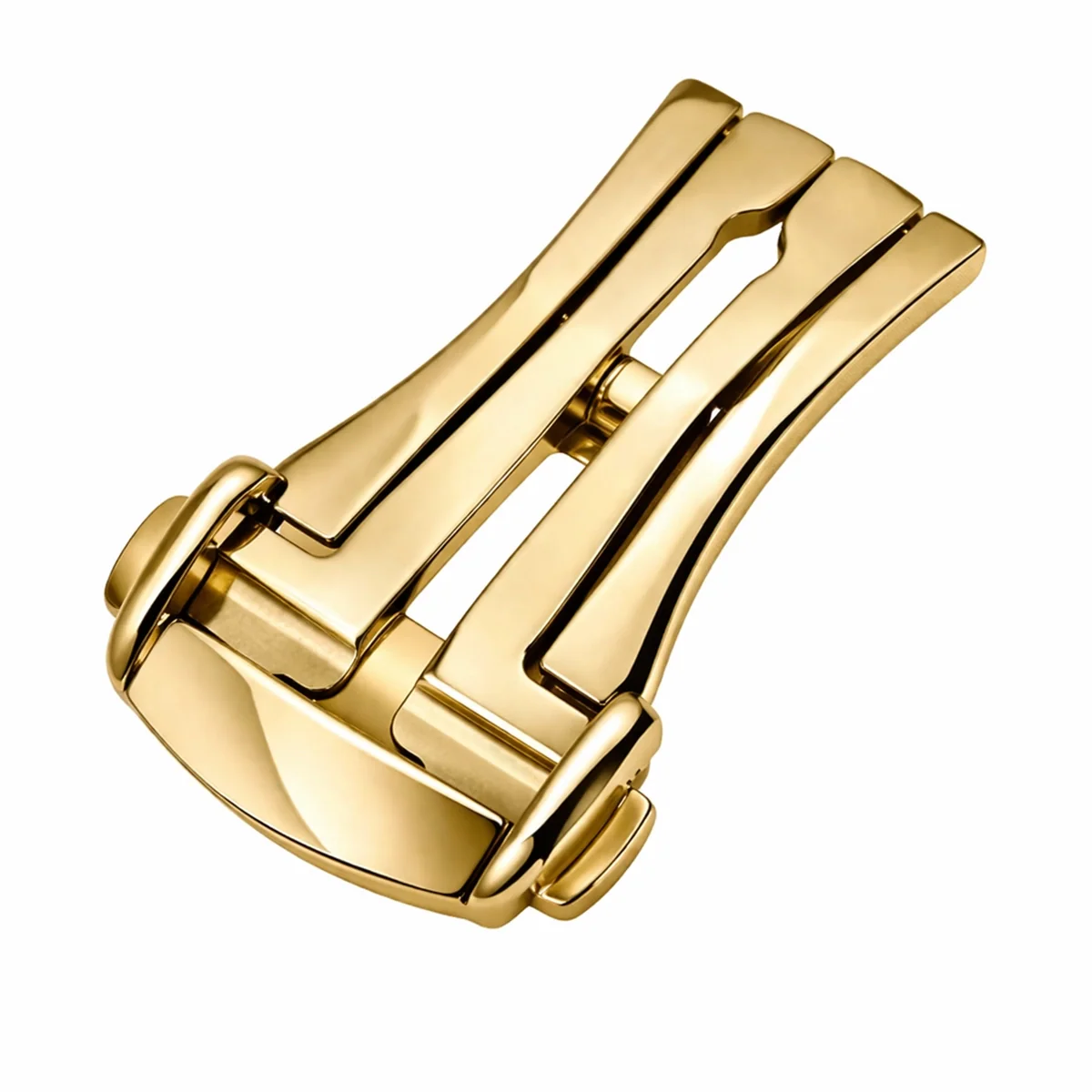 Deployant Buckle with Pin for Watch Strap – Mirror Polished Stainless Steel – Strap Thickness ≤ 3.0mm – 1 Pc