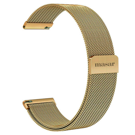bracelet-montre-magnetique-maille-milanaise-or