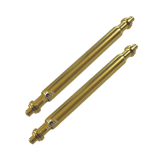 XT - Ø 1,78mm Or - Barres à ressort pour bracelet de montre -  Inox 316L - 0,95mm - 2 pcs