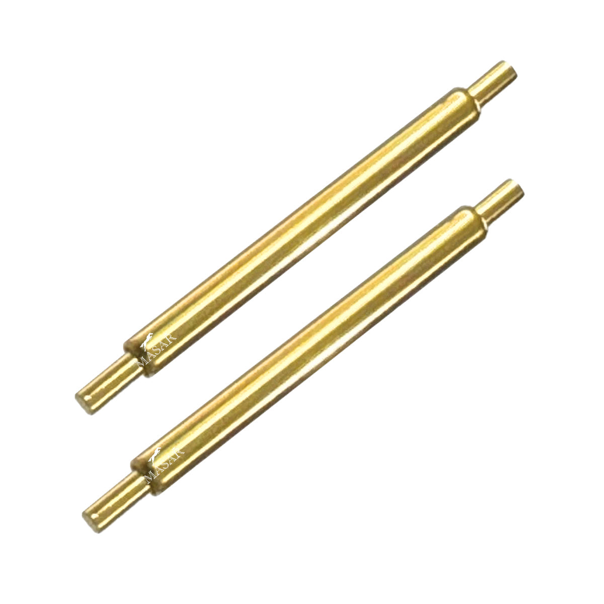 XSS - 20mm Ø 2.0mm Oro - Pasadores para correa de reloj - Acero inoxidable 316L - 1.19mm - Compatible con Rolex - 2 uds