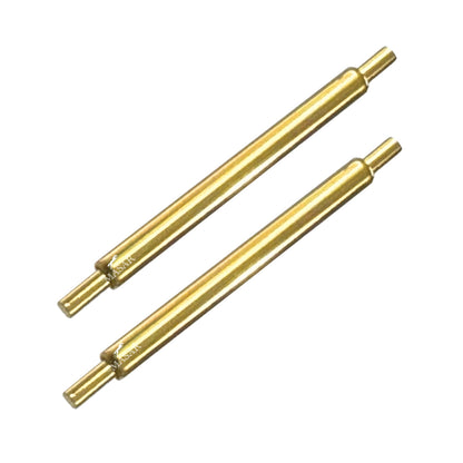 XSS - 20mm Ø 2.0mm Oro - Pasadores para correa de reloj - Acero inoxidable 316L - 1.19mm - Compatible con Rolex - 2 uds