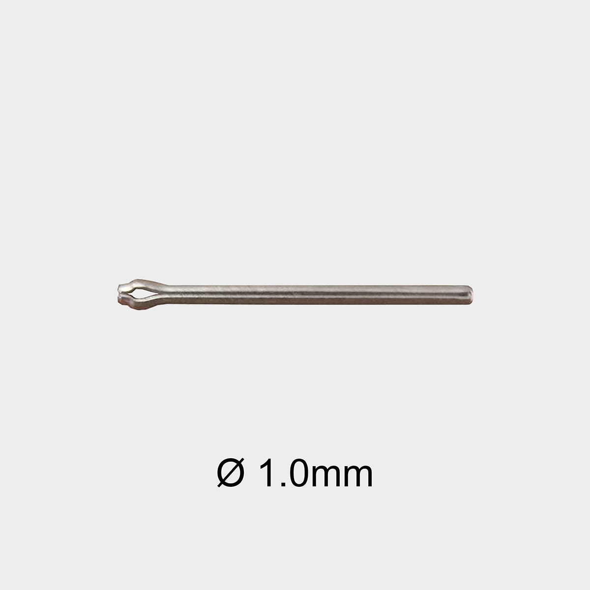 Masar Premium Ø 1,0 mm 1 mm - Pasador partido - Correa de reloj - Acero inoxidable 316L - 2 piezas