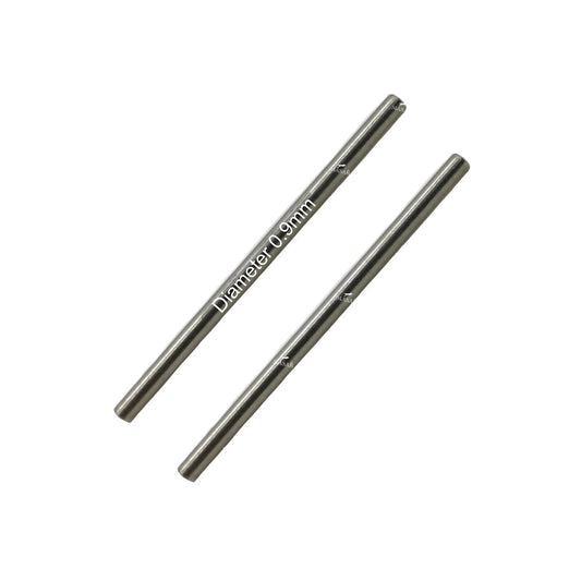 Masar Ø 0,9mm - Perno - Perno a barra tonda completa - Cinturino per orologio - Acciaio inossidabile 316L - 2 pezzi