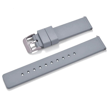 Bracelet Montre en Caoutchouc FKM Lisse - Libération Rapide - Universel