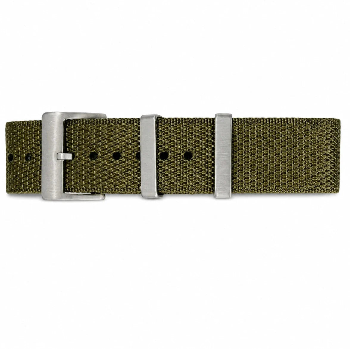 Masar Bracelet Nato Vert Armée - Nylon 1,6mm / 28,5cm