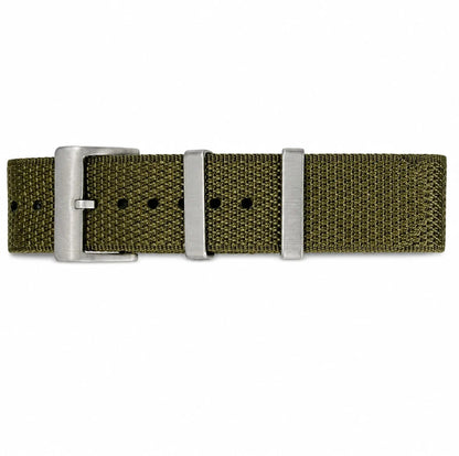 Masar Bracelet Nato Vert Armée - Nylon 1,6mm / 28,5cm