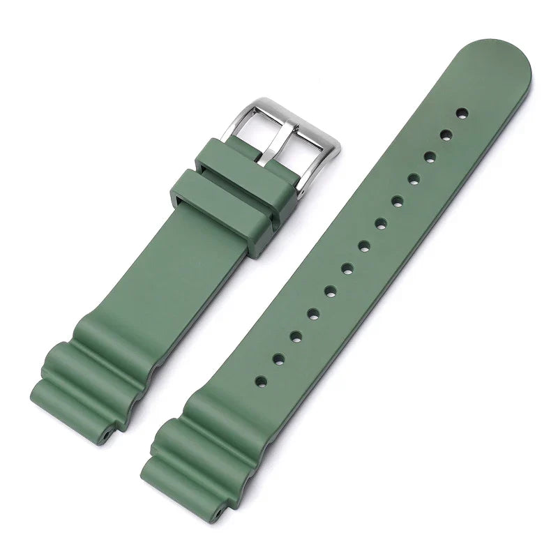 FKM Rubber Watch Strap – Wave / Dive - T 4mm - Premium / Universal