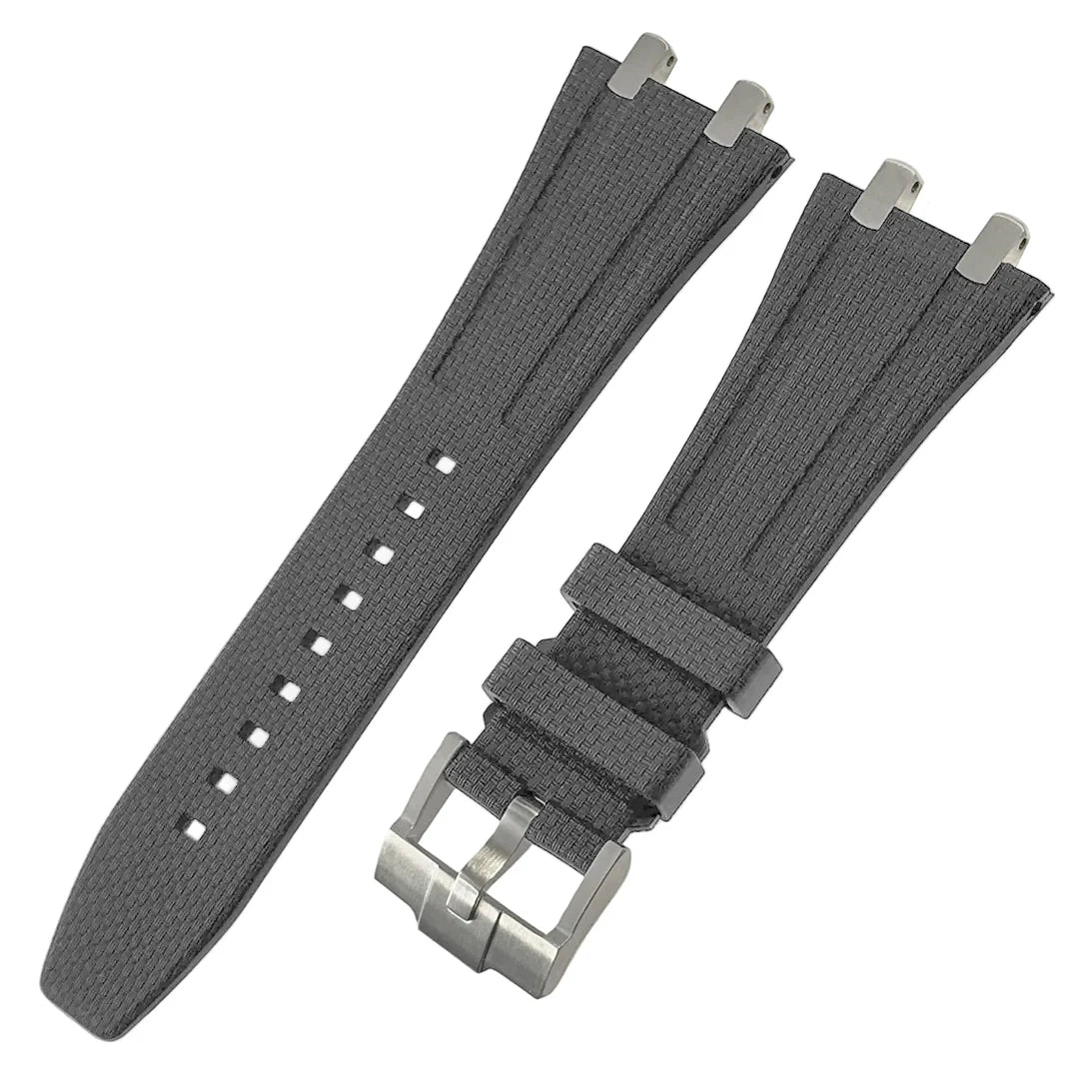 FKM Rubber Strap compatible with Swatch Royal Pop x AP - Premium - (For adapter case)