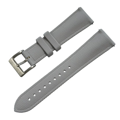 FKM Rubber Watch Strap - Sailcloth Texture - Quick Release - Pin Buckle - Universal