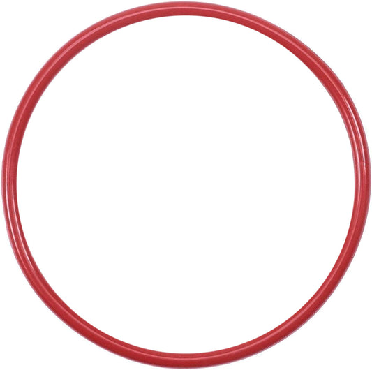 Masar Joints d'étanchéité pour Montre - Plastique Dur, Rouge - T 0.58mm / H 0.90mm