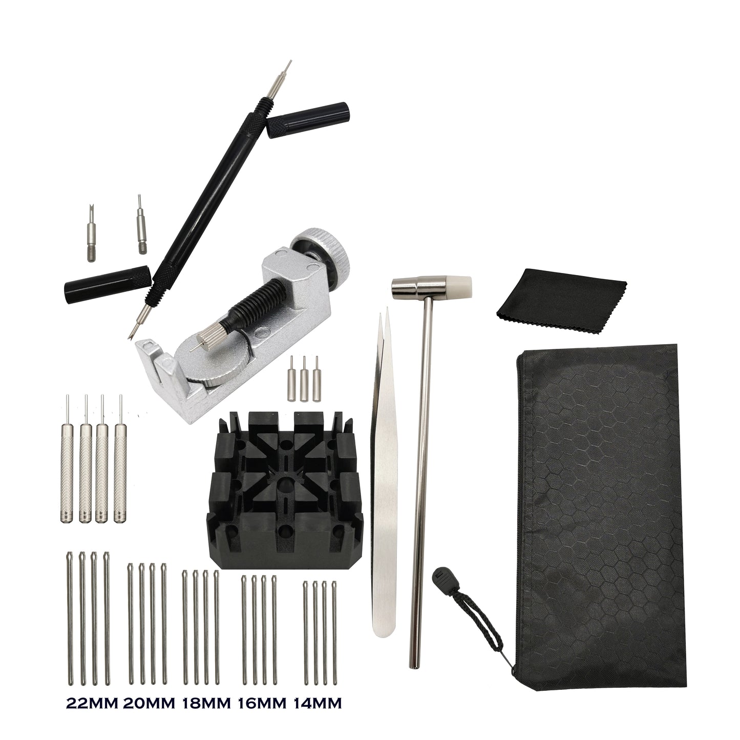 Kit - Repair Tools - Links - Watch Straps - Pin Removers, Accessories