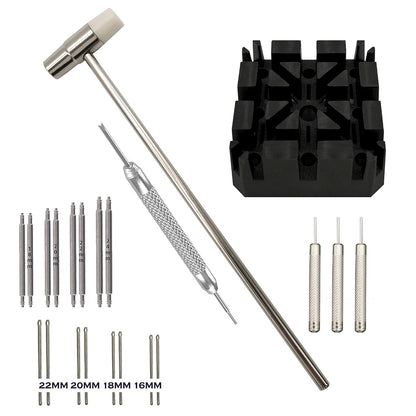 Masar Kit – Outils pour Ajuster la Taille du Bracelet de Montre (Maillons) – Barres à Ressort