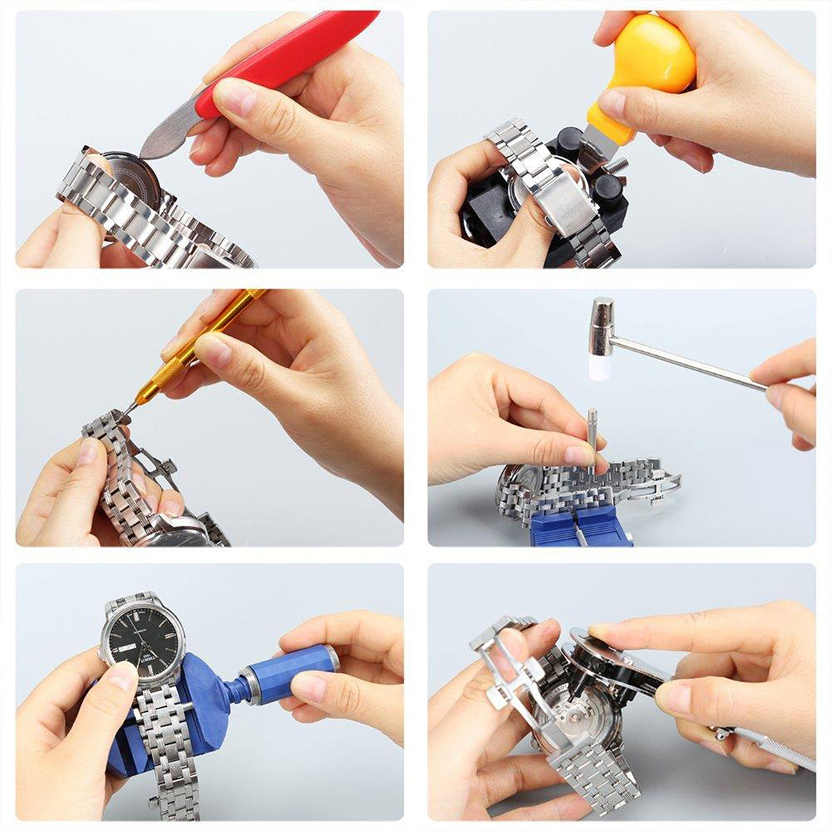 Kit di Riparazione Orologi - Bracciali - 147 Pz