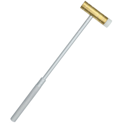 Watchmaker's hammer – Brass and plastic, 55 g (2 oz) x 55 x 14 mm - for forming and bending metals – 39474