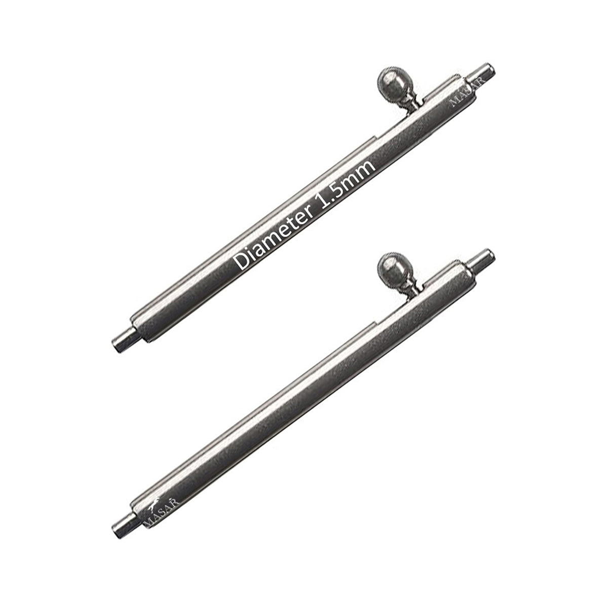 Masar Barrette Ergot pour Bracelet de Montre – Libération Rapide à Levier - Lot de 2