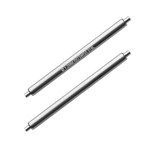 Masar 5mm a 25mm XSS Ø 1,2mm - Barrette a molla per cinturini per orologi - Acciaio inossidabile 316L - 0,6mm - Swiss Made - 2 pz