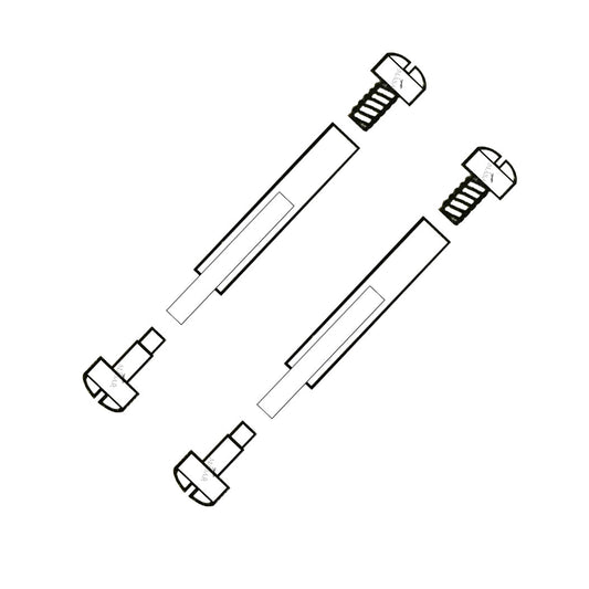 Screws and Rivets - Ø 1.0mm to 2.2mm; Watch Band Bar - H Head Ø 1.5mm to 5.0mm - 2 Pcs