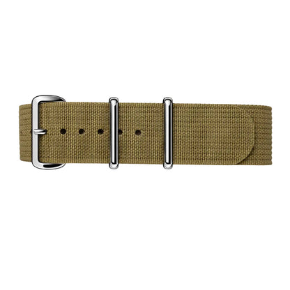 Cinturino NATO cachi - Ibrido tessuto nylon/silicone