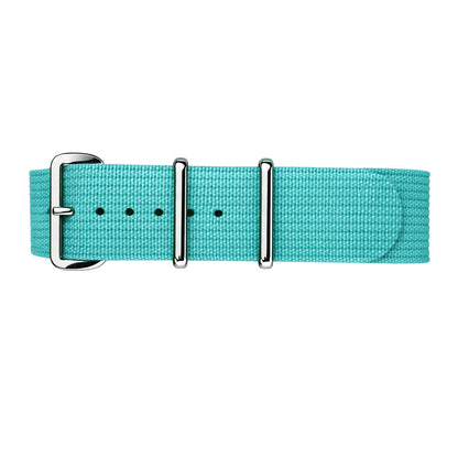 Masar Nato Turquoise Ocean - Hybride Tissu Nylon / Silicone