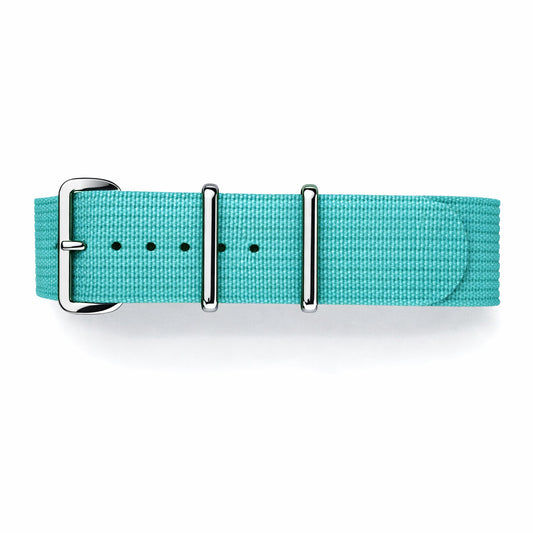 Masar Bracelet montre Nato Bleu Vert - Style Tiffany Ocean
