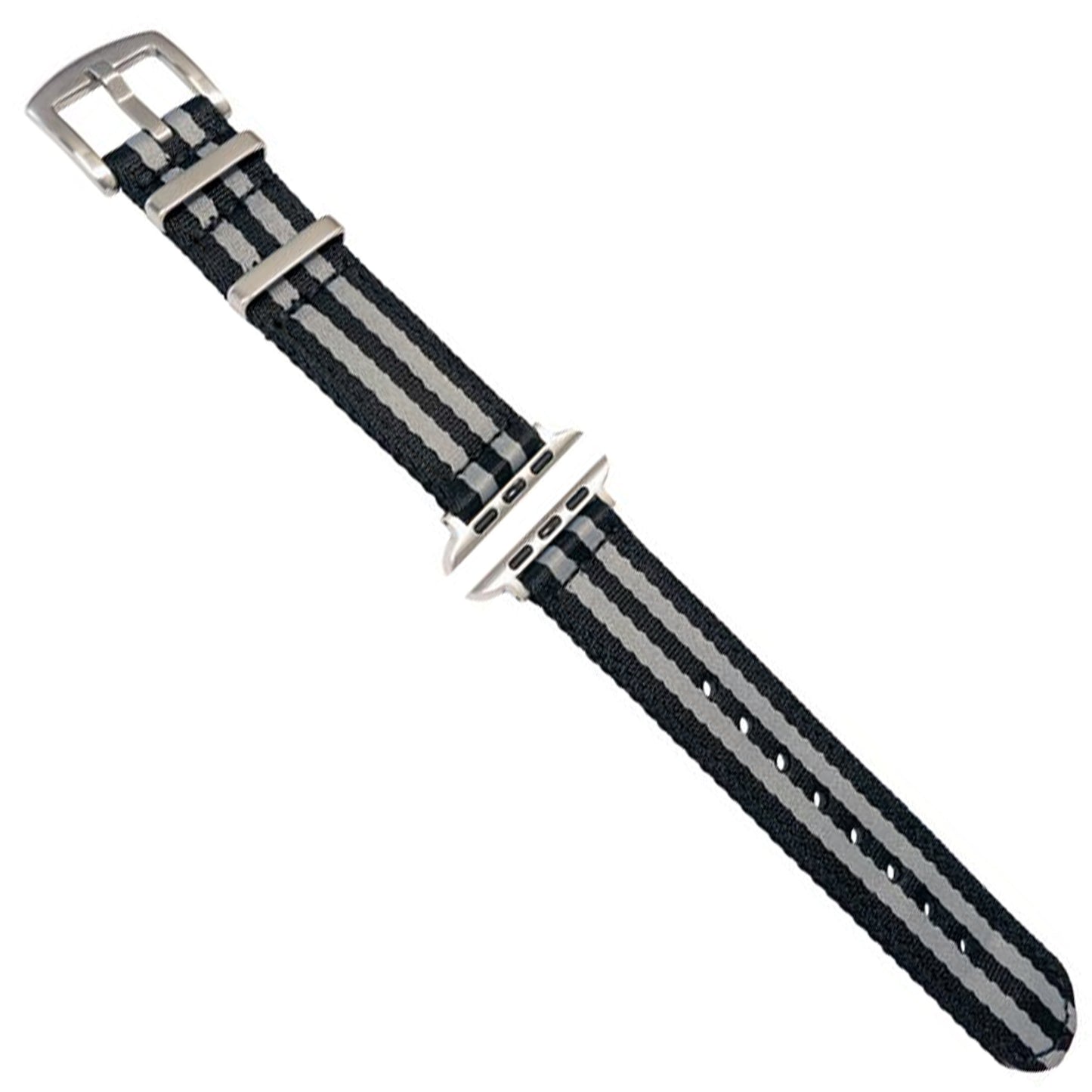 3 Colori - Nato 2 pezzi - Bracciali - Compatibile Apple Watch - James Bond 007 - Nylon