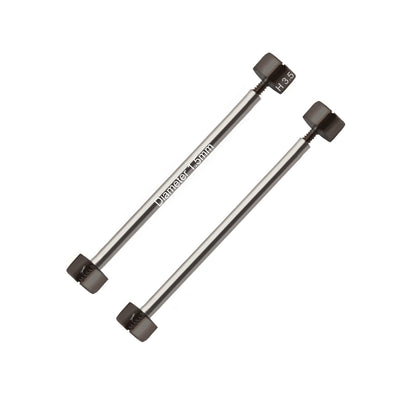 Masar Vis - Noir - Ø 1,5mm - Barrette à vis pour Bracelet de Montre - Acier Inoxydable – Tête Plate H Ø 3,5mm - 2 Pcs