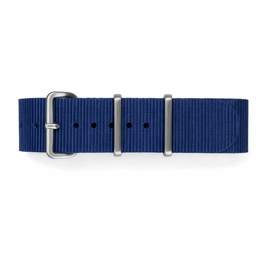 Masar Bracelet Montre Nato Nylon Bleu Marine - Premium