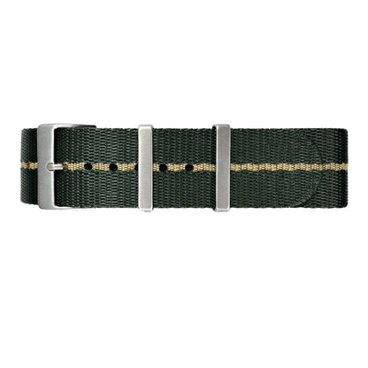 Masar Bracelet de Montre Nato G10 Nylon Vert / Khaki (Sable) - 1 Bande
