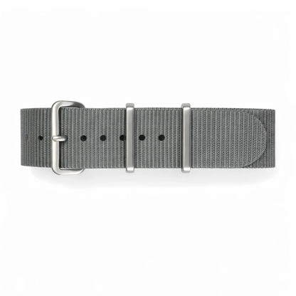 Masar Premium Gray Nylon NATO Watch Strap