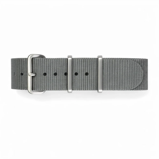 Premium Grey Nylon Nato Watch Strap