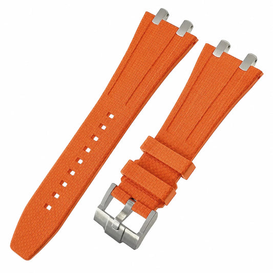 Masar Bracelet en Caoutchouc FKM compatible avec Swatch Royal Pop x AP - Premium - (Pour boîtier adaptateur)