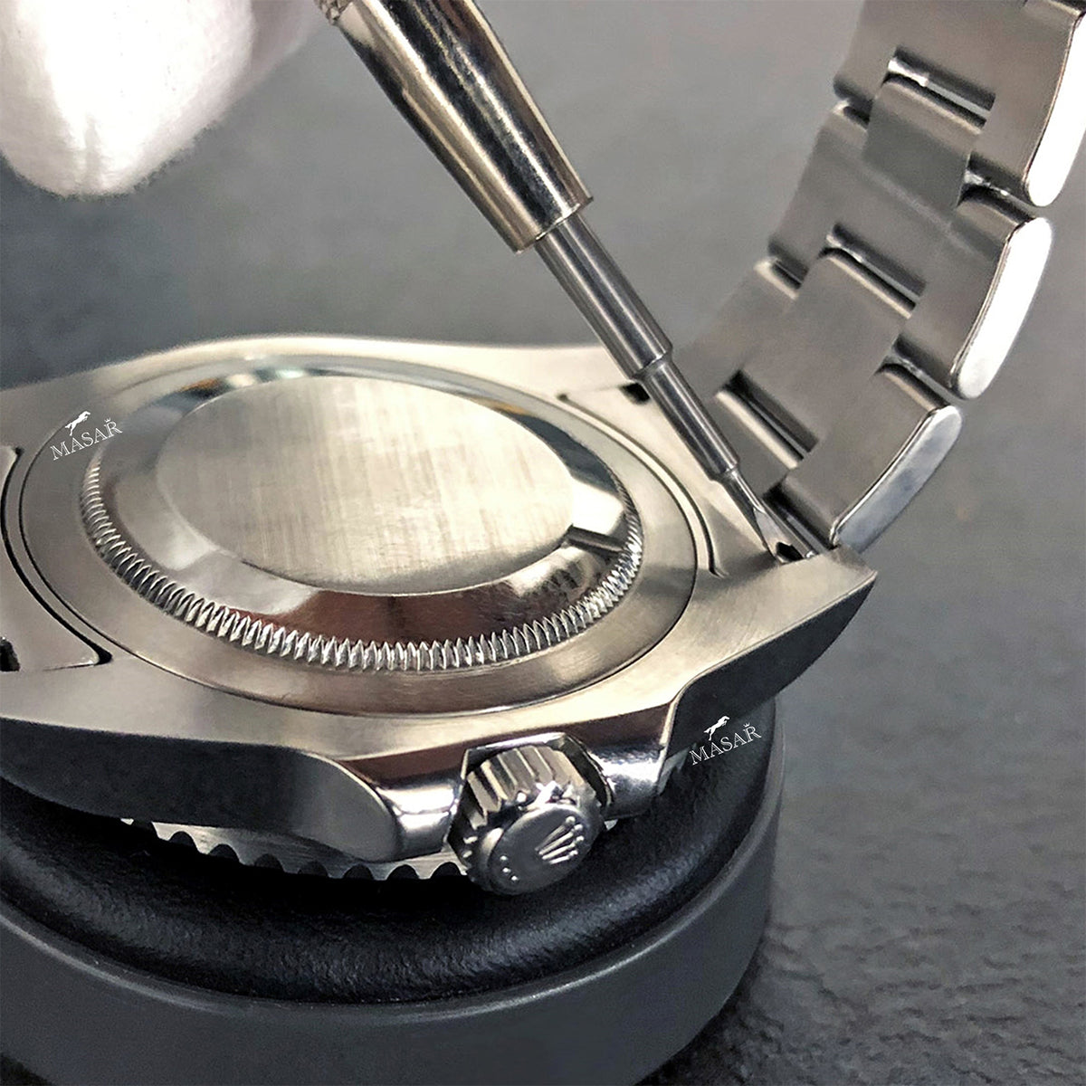 Masar Outil XT Premium L Barrettes à Ressort, Bracelet de Montre - Fourches / Pointes, Larges - Inox 420F