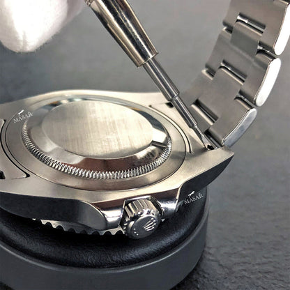 Masar Outil XT Premium L Barrettes à Ressort, Bracelet de Montre - Fourches / Pointes, Larges - Inox 420F