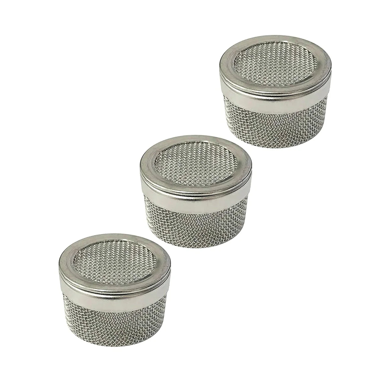 Ultrasonic Cleaner Accessory - 3 Stainless Steel Mini Cleaning Baskets - Ø 18x12.5 mm