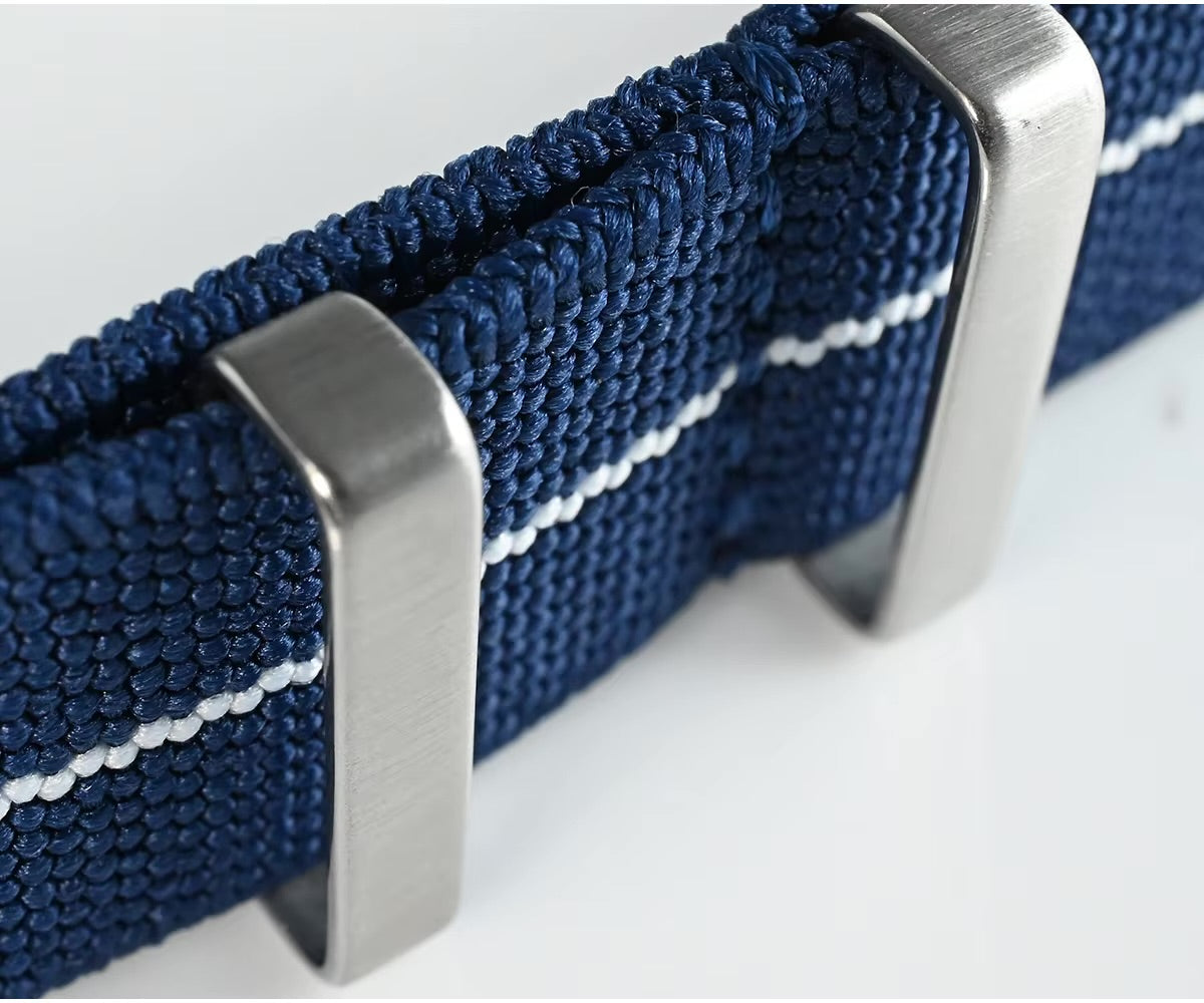 Masar Bracelet NATO Parachute en Nylon Élastique - 28cm - Ultra Premium
