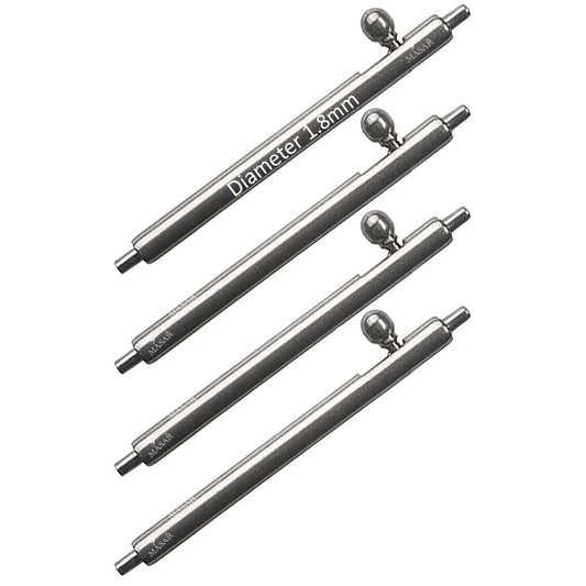 12mm Quick Release Stainless Steel Lever Watch Pump 4 Pcs