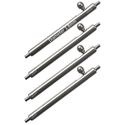Bomba de reloj de 21 mm con palanca de liberación rápida de acero inoxidable, 4 unidades