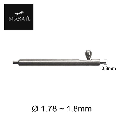 Masar Xsa Ø 1,8mm Barrettes a ressort Rpide Bracelet de Montre - Quick Release - Inox – 0,8mm 4 Pcs