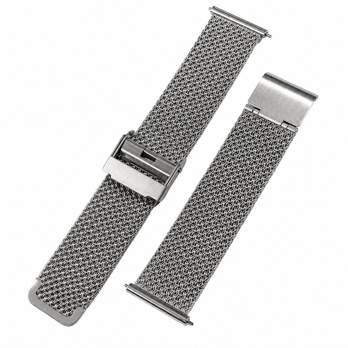 Masar Bracelet Montre Maille Milanaise Scintillante Maillage Double - Premium Inox / Rapide / Universel