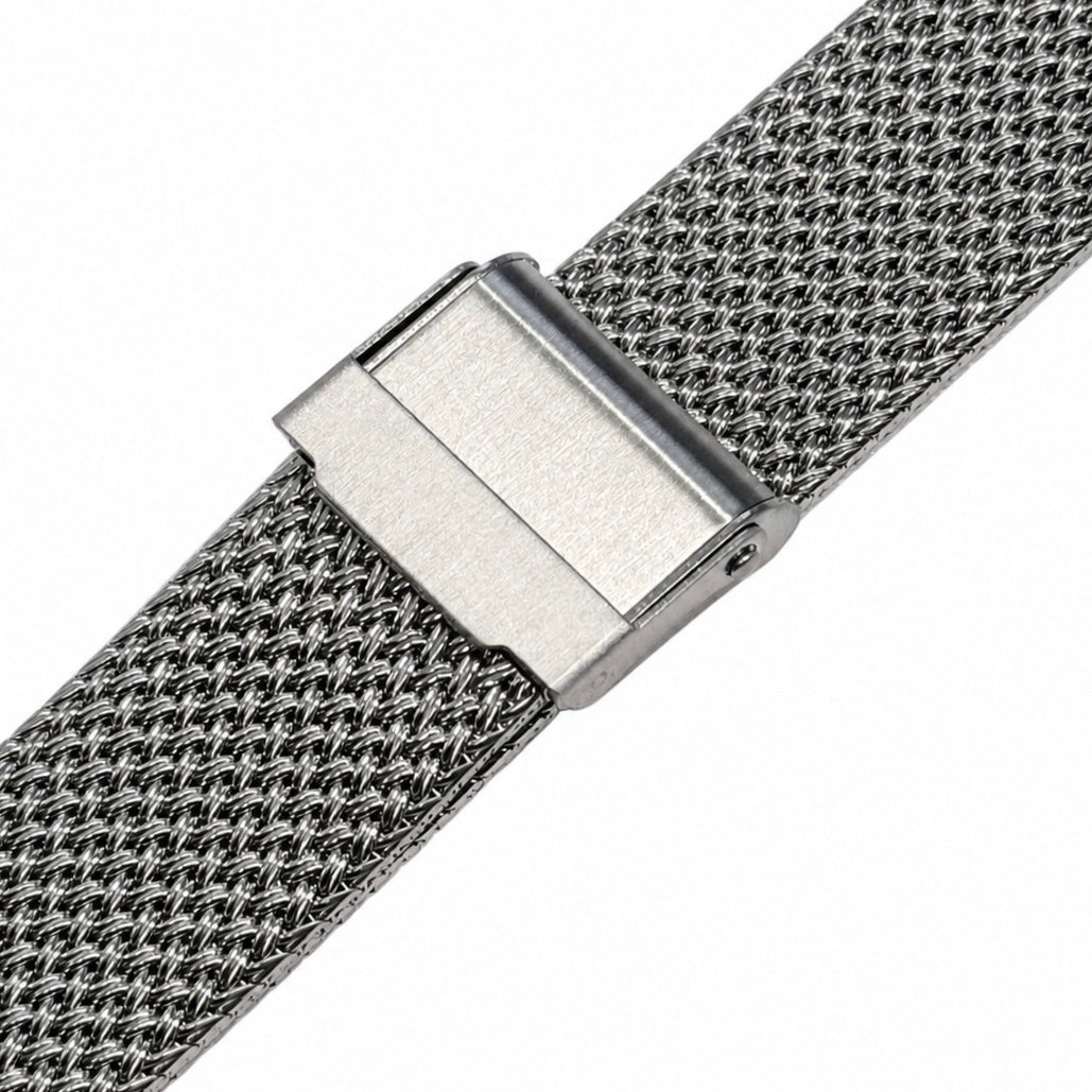 Masar Bracelet Montre Maille Milanaise Scintillante Maillage Double - Premium Inox / Rapide / Universel