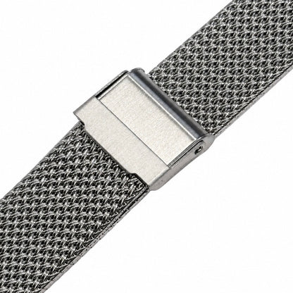 Masar Bracelet Montre Maille Milanaise Scintillante Maillage Double - Premium Inox / Rapide / Universel