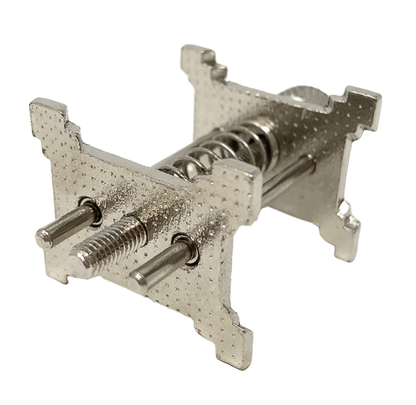 Watch movement holder, nickel-plated brass - with 4 usable sides