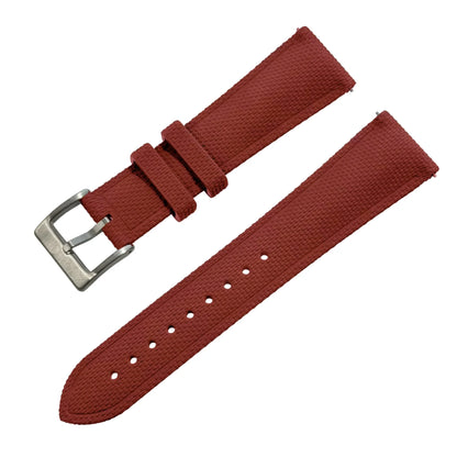 FKM Rubber Watch Strap - Sailcloth Texture - Quick Release - Pin Buckle - Universal