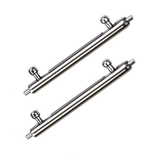 Double Lever Quick Release Spring Bars 18mm 20mm 22mm – XSA Ø1.78mm – Stainless Steel – 0.8mm Tips – Set of 2