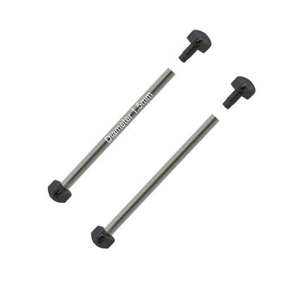 Rivet Pin – Black Ø 1.5mm - Watch Strap Bar - Head H Ø 3.5 or 4.0mm - 2 Pcs