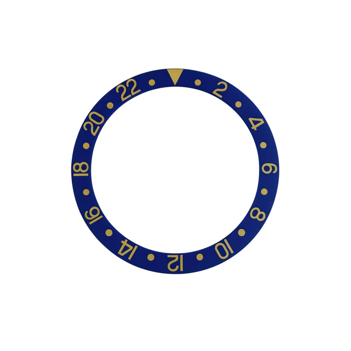 Insert de lunette pour montre - Pour Rolex / Tudor - Ø 37,7mm x Ø30,6mm