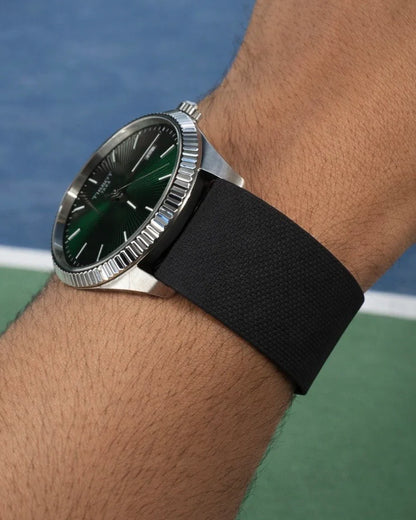 Premium FKM Rubber Nato Watch Strap - 24.5cm