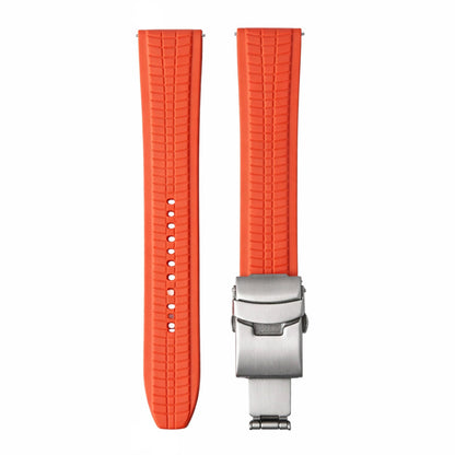 FKM Rubber Watch Strap - Waffle Pattern - Quick Release / Universal