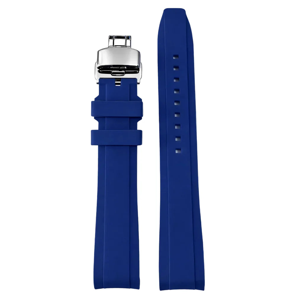 Masar Bracelets Caoutchouc pour Casio Duro MDV-106 et MDV-107 - Boucle Déployante
