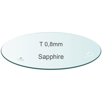 Verre de Montre Premium Plat – Saphir Rond – Épaisseur 0,8mm - Ø 19,0mm à 28,9mm - 1 Pc